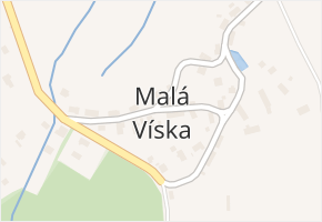 Malá Víska v obci Malá Víska - mapa části obce