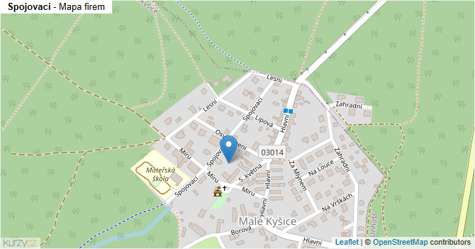 Spojovací - mapa firem
