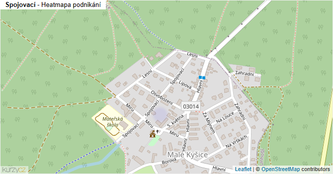 Spojovací - mapa podnikání