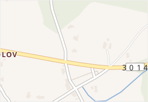 Odolov v obci Malé Svatoňovice - mapa části obce