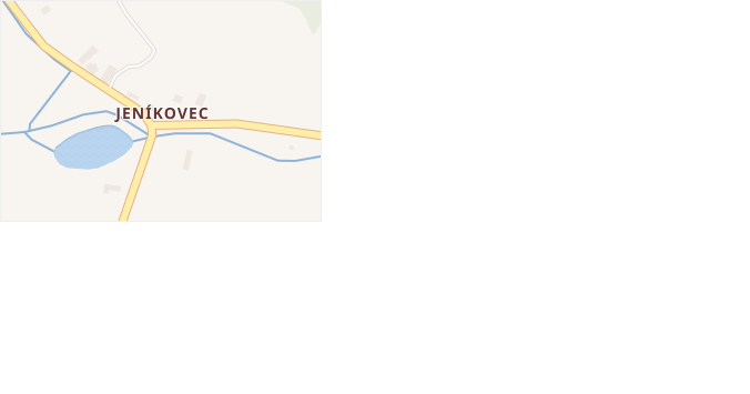 Jeníkovec v obci Maleč - mapa části obce