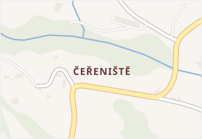 Čeřeniště v obci Malečov - mapa části obce