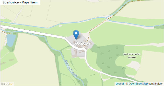 Straňovice - mapa firem