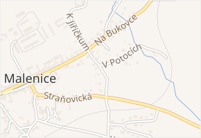 Ve Hlinkách v obci Malenice - mapa ulice