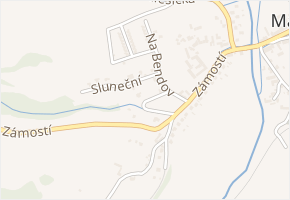 Ve Struhách v obci Malenice - mapa ulice