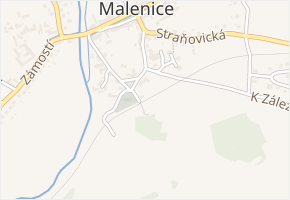 Zlešická v obci Malenice - mapa ulice
