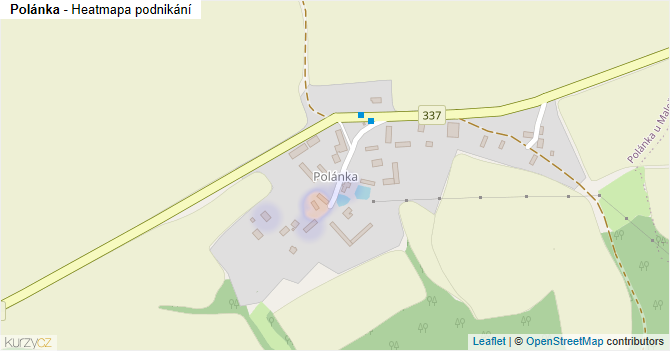 Polánka - mapa podnikání
