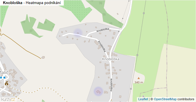 Knobloška - mapa podnikání