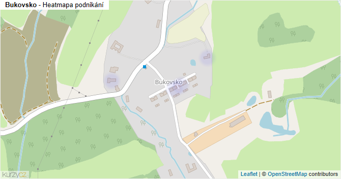 Bukovsko - mapa podnikání