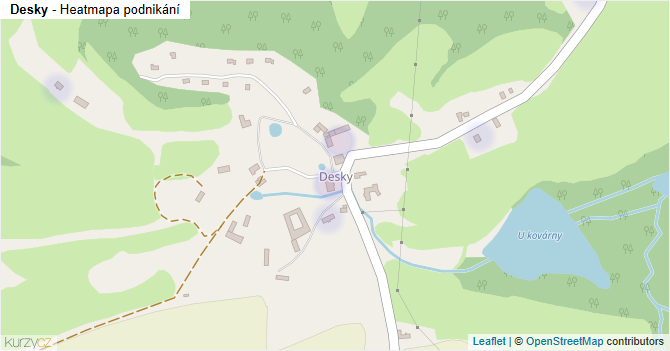 Desky - mapa podnikání