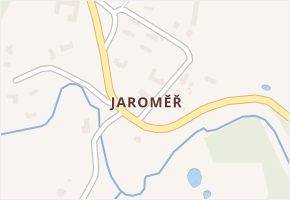 Jaroměř v obci Malonty - mapa části obce