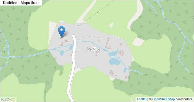 Radčice - mapa firem