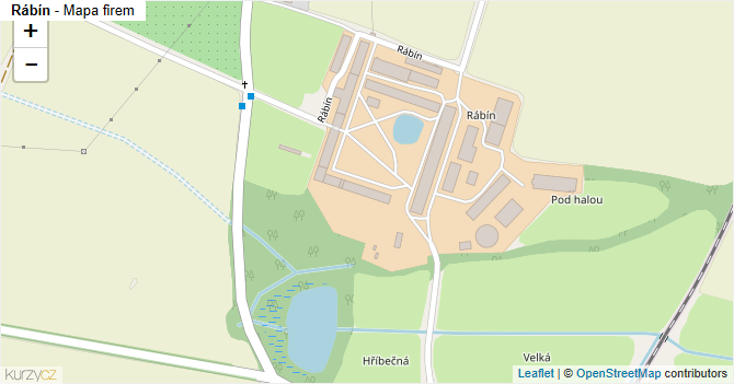 Rábín - mapa firem