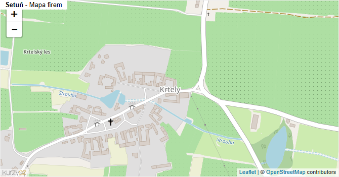Setuň - mapa firem