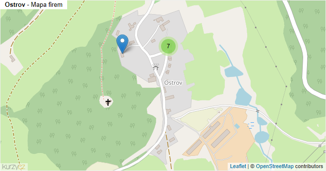 Ostrov - mapa firem