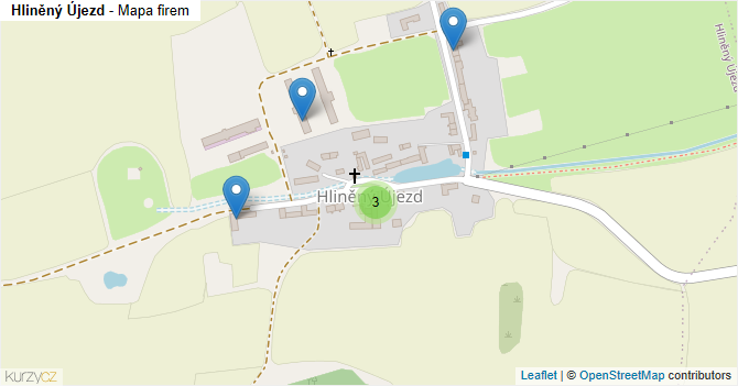 Hliněný Újezd - mapa firem