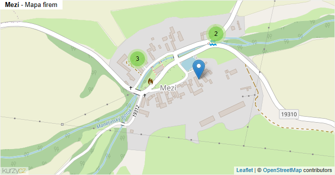 Mezí - mapa firem