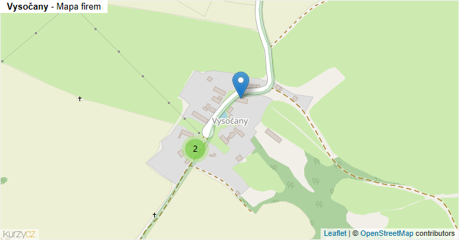 Vysočany - mapa firem