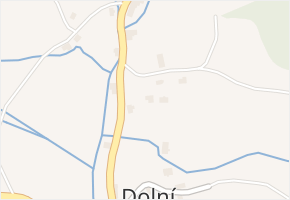 Dolní Světlá v obci Mařenice - mapa části obce