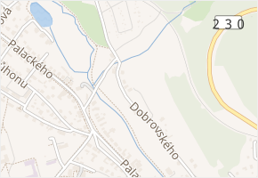 Dobrovského v obci Mariánské Lázně - mapa ulice