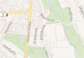 Křižíkova v obci Mariánské Lázně - mapa ulice