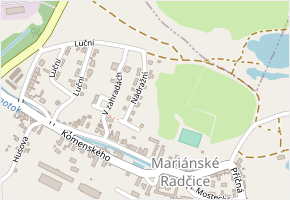 Duchcovská v obci Mariánské Radčice - mapa ulice