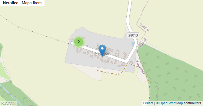 Netolice - mapa firem