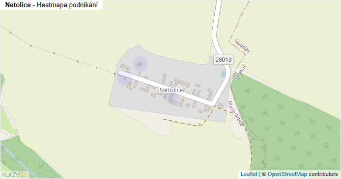 Netolice - mapa podnikání