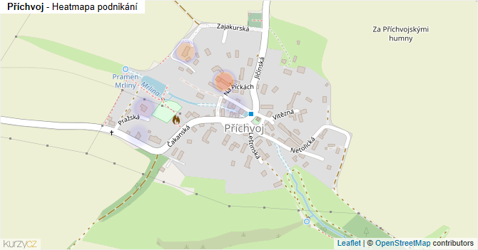 Příchvoj - mapa podnikání