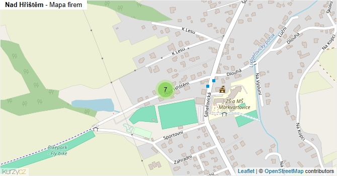 Nad Hřištěm - mapa firem