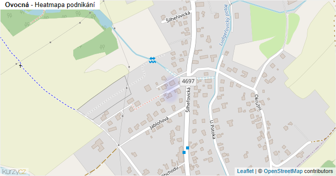 Ovocná - mapa podnikání