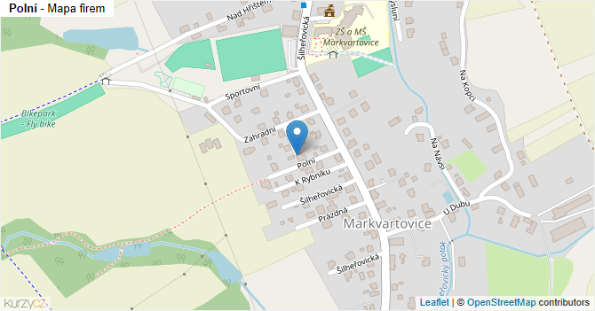 Polní - mapa firem
