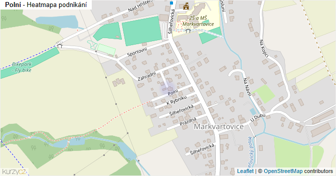 Polní - mapa podnikání
