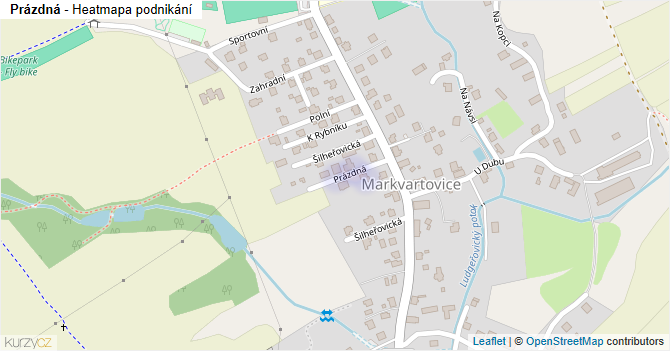 Prázdná - mapa podnikání