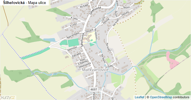 Šilheřovická - mapa ulice