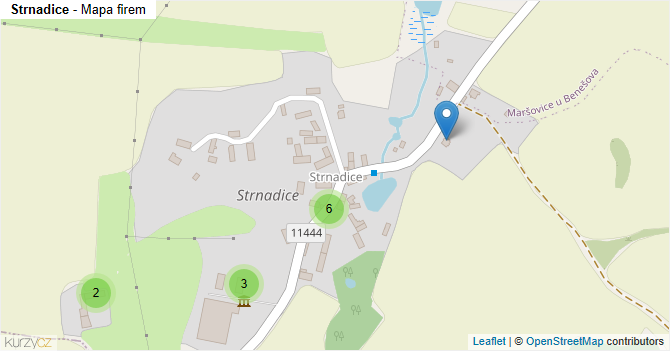 Strnadice - mapa firem