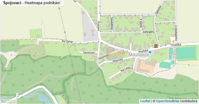 Spojovací - mapa podnikání