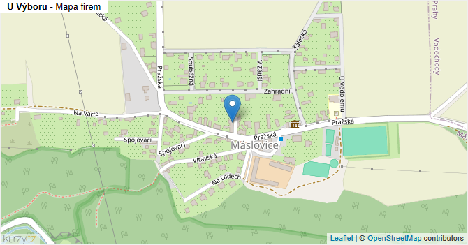 U Výboru - mapa firem