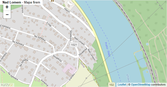 Nad Lomem - mapa firem