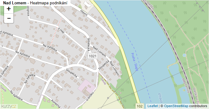 Nad Lomem - mapa podnikání