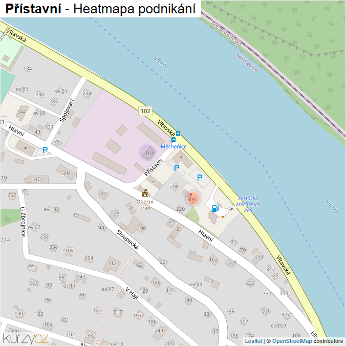 Mapa Přístavní - Firmy v ulici.