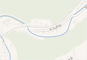 V Luhu v obci Měchenice - mapa ulice