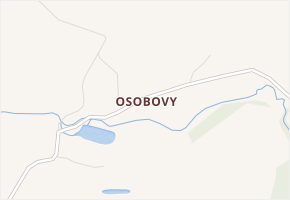 Osobovy v obci Měčín - mapa části obce