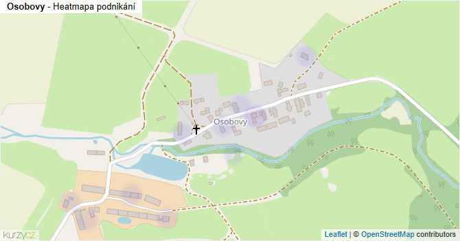 Osobovy - mapa podnikání