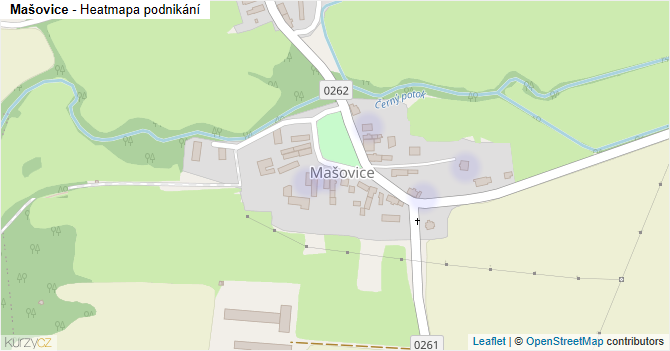 Mašovice - mapa podnikání