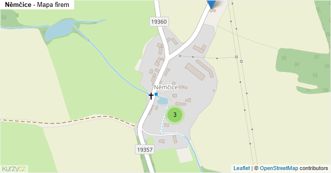Němčice - mapa firem