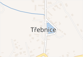 Třebnice v obci Meclov - mapa části obce