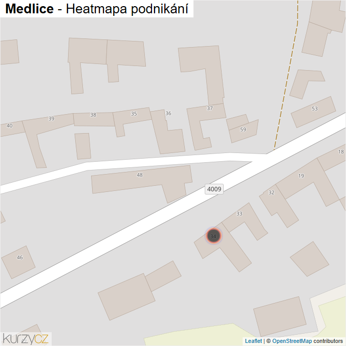Mapa Medlice - Firmy v obci.