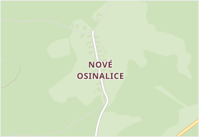 Nové Osinalice v obci Medonosy - mapa části obce