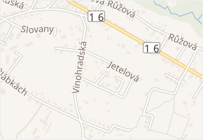 Augustina Rebce v obci Mělník - mapa ulice